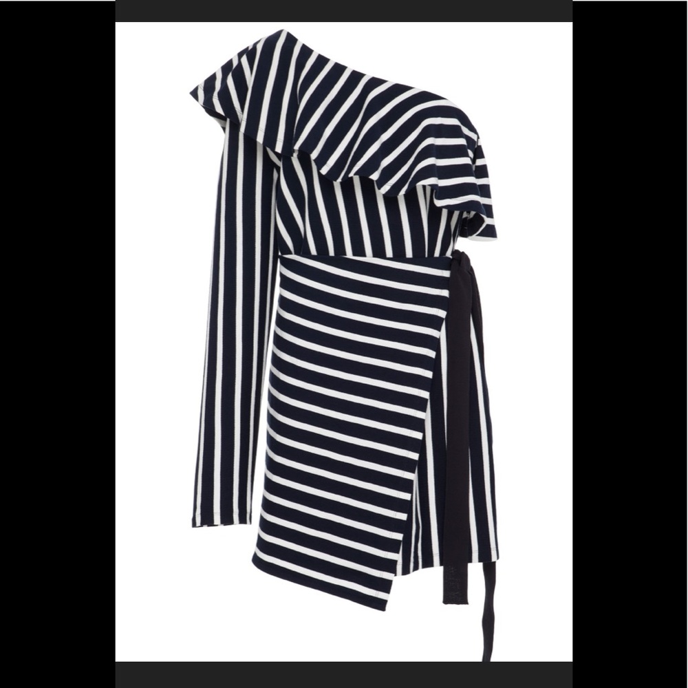 NWT Goen.J one shoulder strap dress